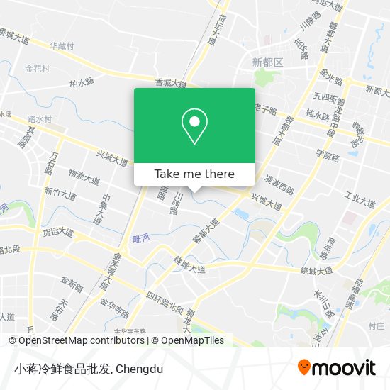 小蒋冷鲜食品批发 map