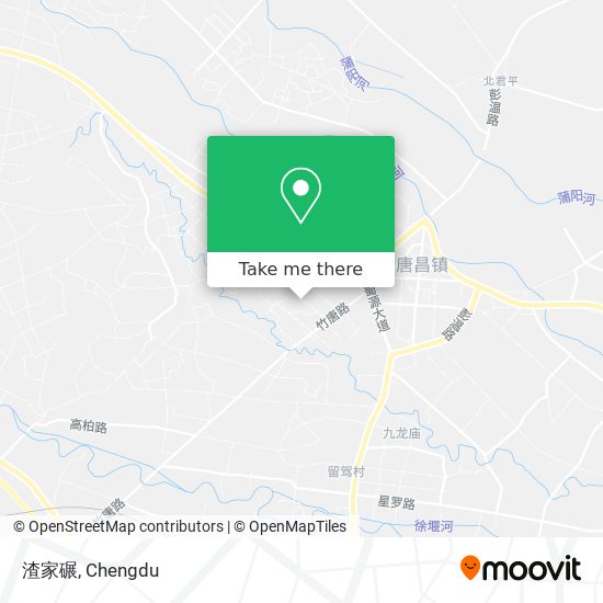 渣家碾 map