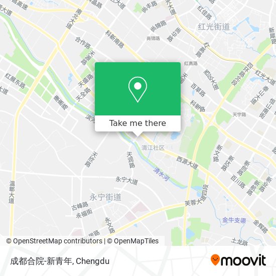 成都合院-新青年 map