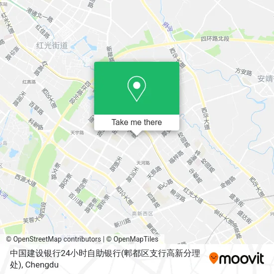 中国建设银行24小时自助银行(郫都区支行高新分理处) map