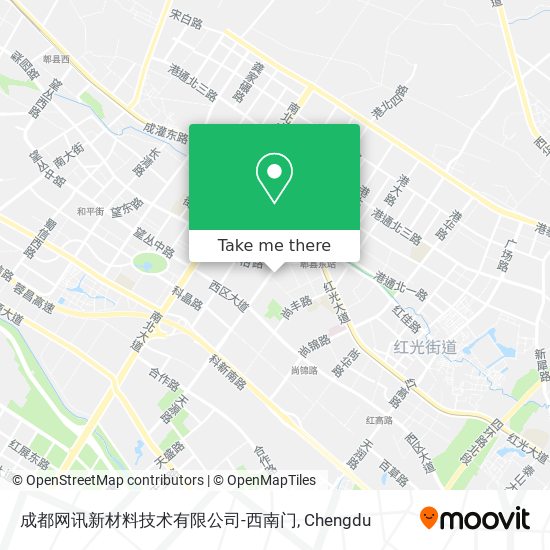 成都网讯新材料技术有限公司-西南门 map