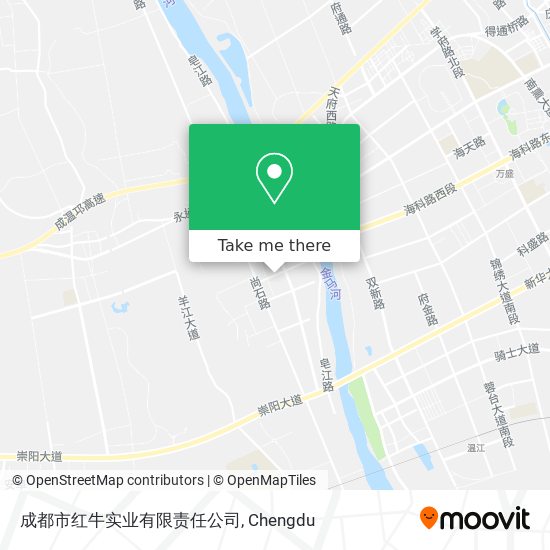 成都市红牛实业有限责任公司 map