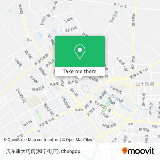 贝尔康大药房(和宁街店) map