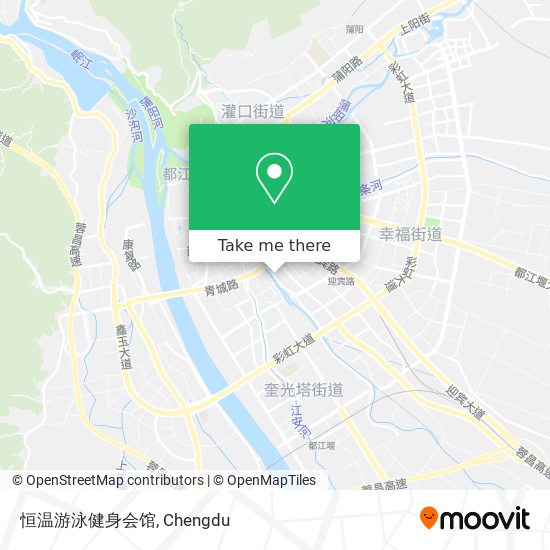 恒温游泳健身会馆 map