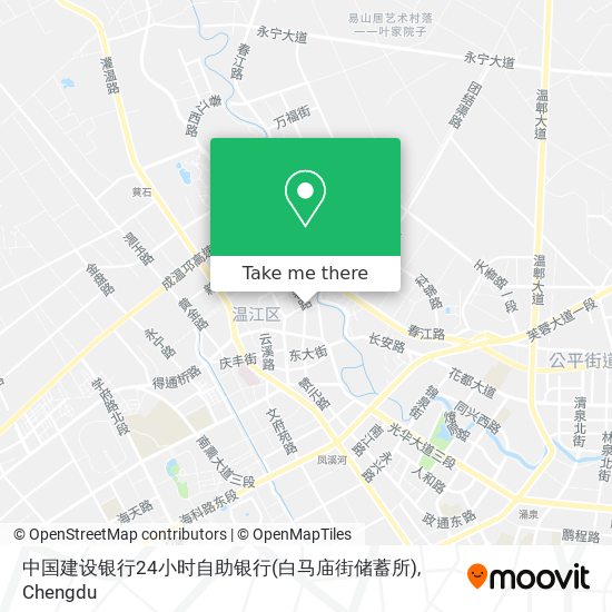 中国建设银行24小时自助银行(白马庙街储蓄所) map