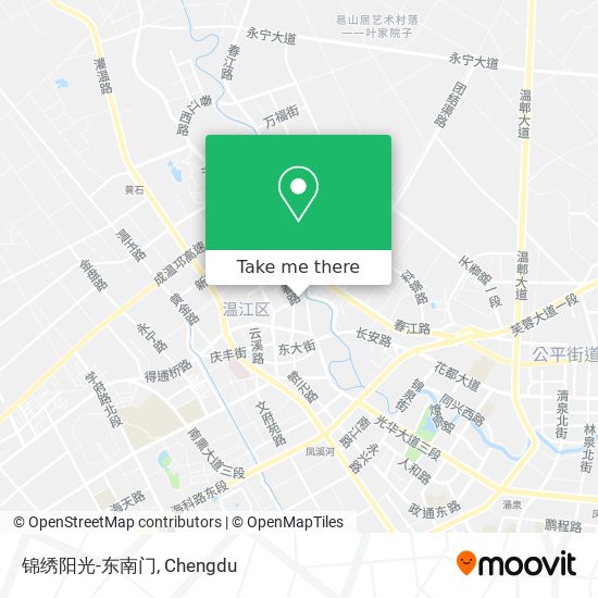 锦绣阳光-东南门 map