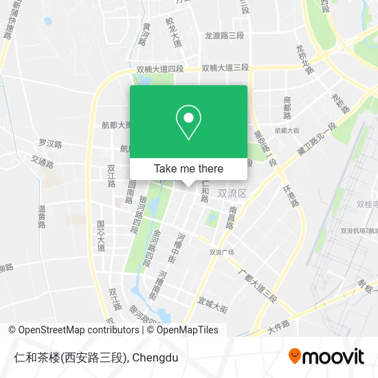 仁和茶楼(西安路三段) map