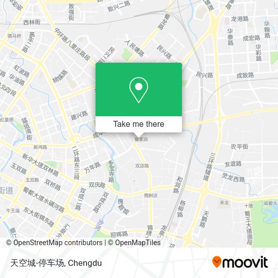 天空城-停车场 map