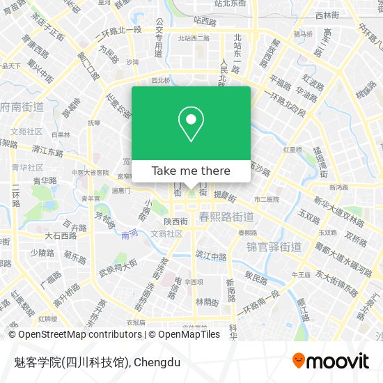 魅客学院(四川科技馆) map