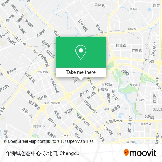 华侨城创想中心-东北门 map