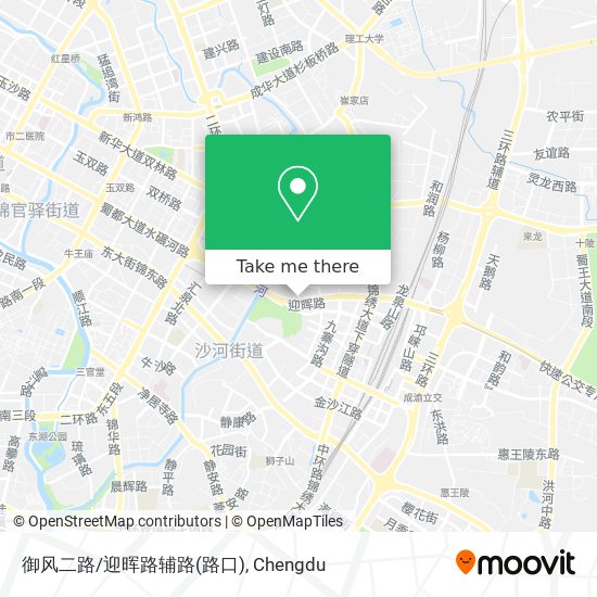 御风二路/迎晖路辅路(路口) map