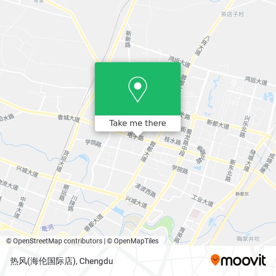 热风(海伦国际店) map
