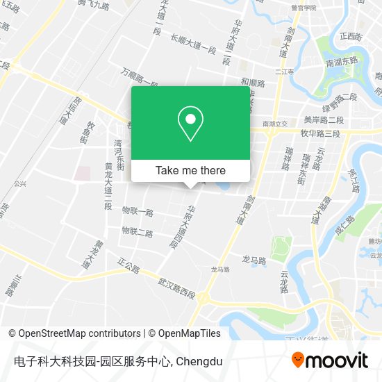 电子科大科技园-园区服务中心 map