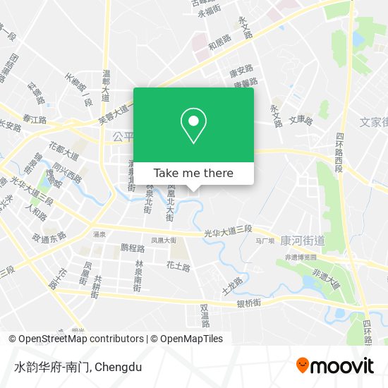 水韵华府-南门 map