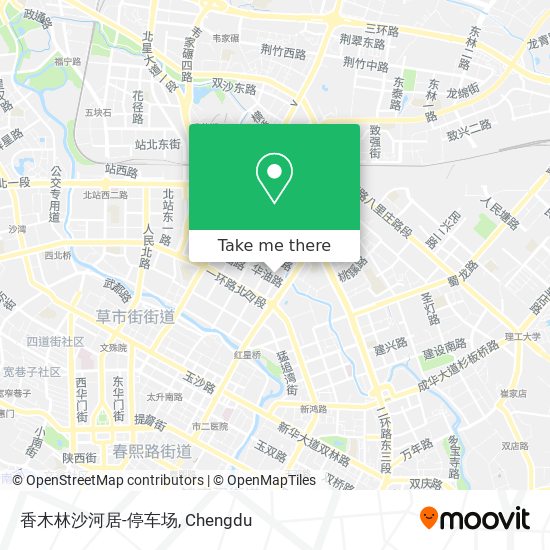 香木林沙河居-停车场 map