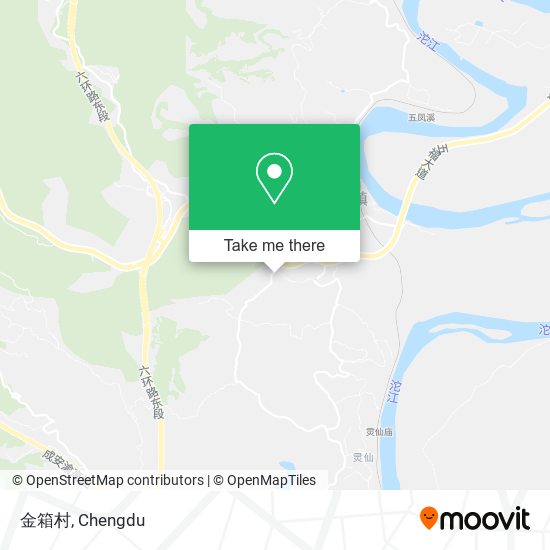 金箱村 map