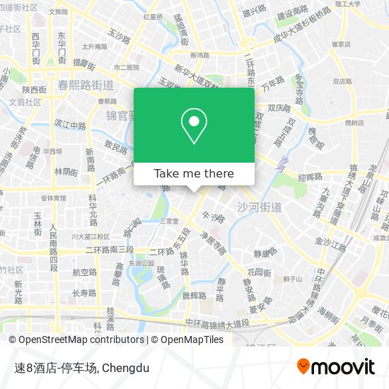 速8酒店-停车场 map