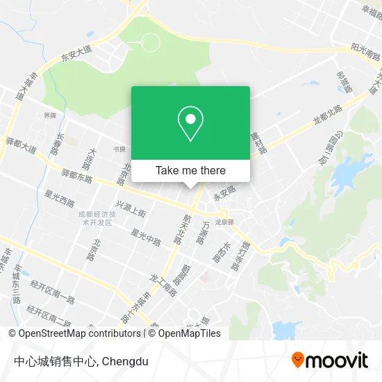 中心城销售中心 map