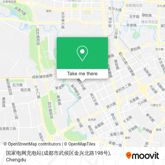 国家电网充电站(成都市武侯区金兴北路198号) map