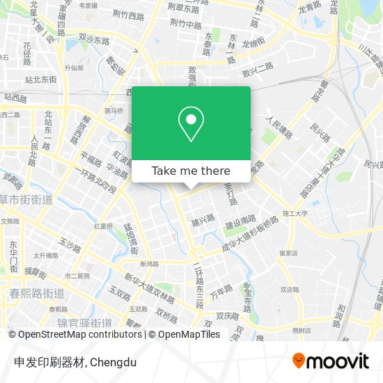 申发印刷器材 map