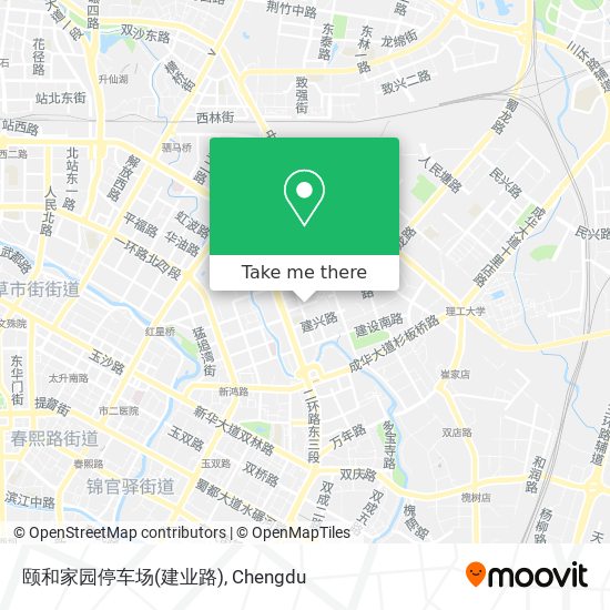 颐和家园停车场(建业路) map