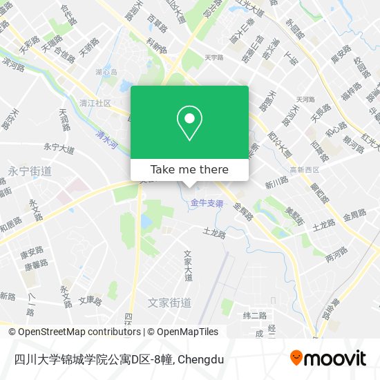四川大学锦城学院公寓D区-8幢 map