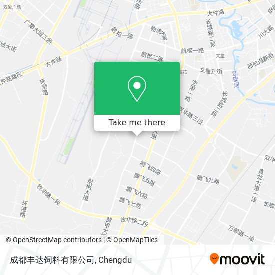 成都丰达饲料有限公司 map