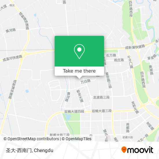 圣大-西南门 map