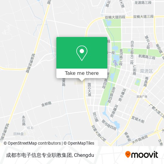 成都市电子信息专业职教集团 map
