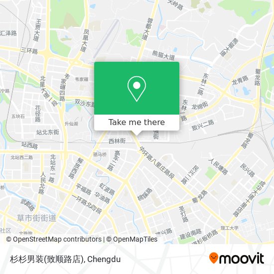 杉杉男装(致顺路店) map