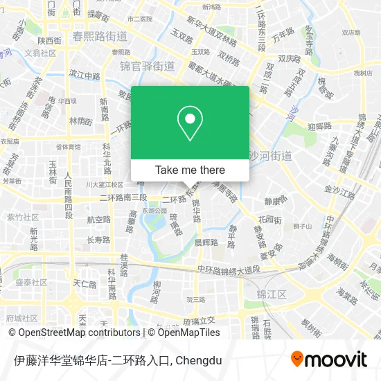 伊藤洋华堂锦华店-二环路入口 map