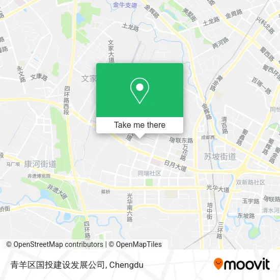 青羊区国投建设发展公司 map