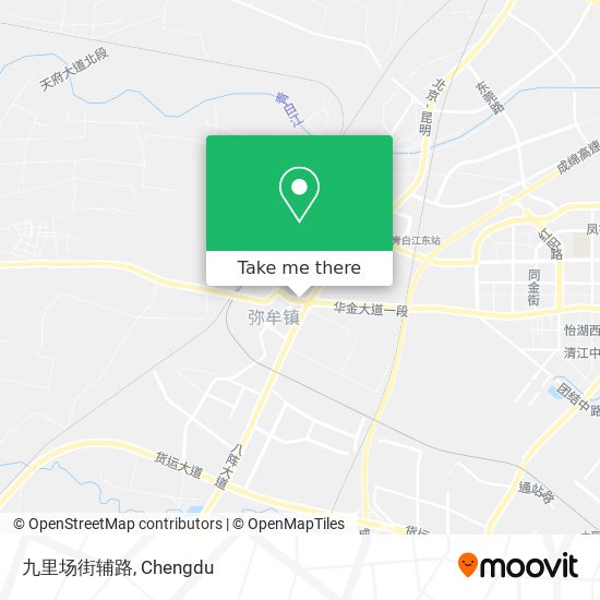 九里场街辅路 map