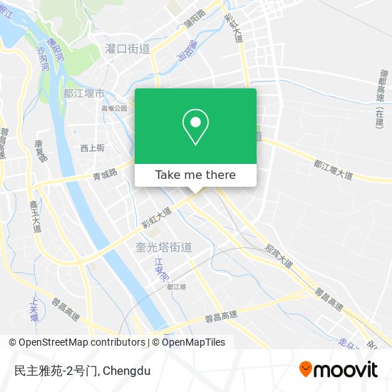 民主雅苑-2号门 map