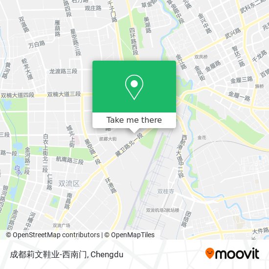 成都莉文鞋业-西南门 map