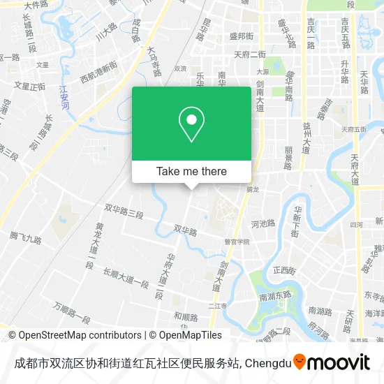 成都市双流区协和街道红瓦社区便民服务站 map