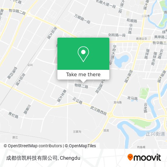 成都倍凯科技有限公司 map