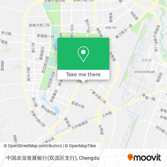 中国农业发展银行(双流区支行) map