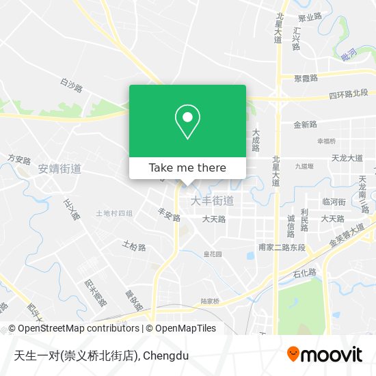 天生一对(崇义桥北街店) map