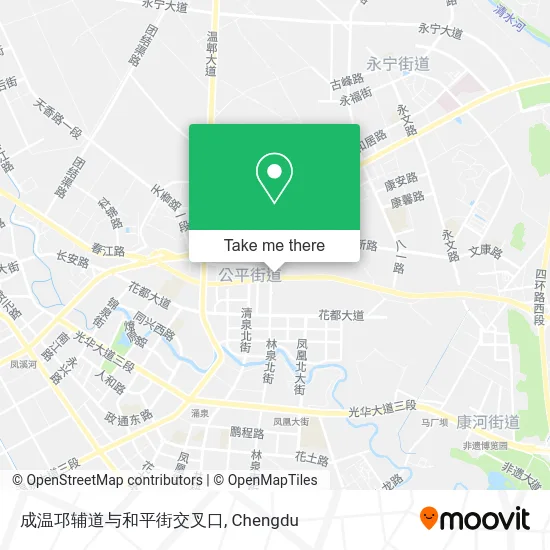 成温邛辅道与和平街交叉口 map