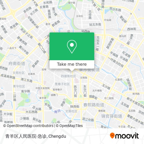 青羊区人民医院-急诊 map