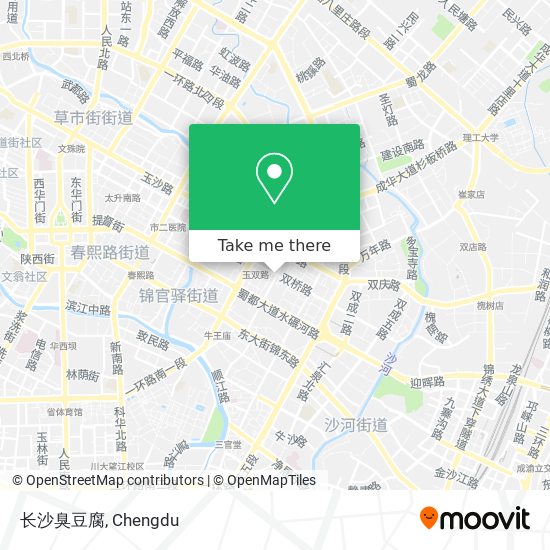 长沙臭豆腐 map