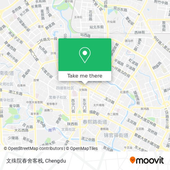 文殊院春舍客栈 map
