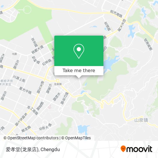 爱孝堂(龙泉店) map