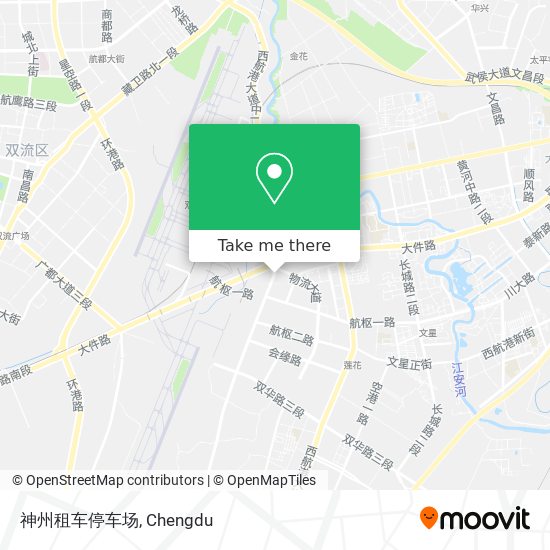神州租车停车场 map