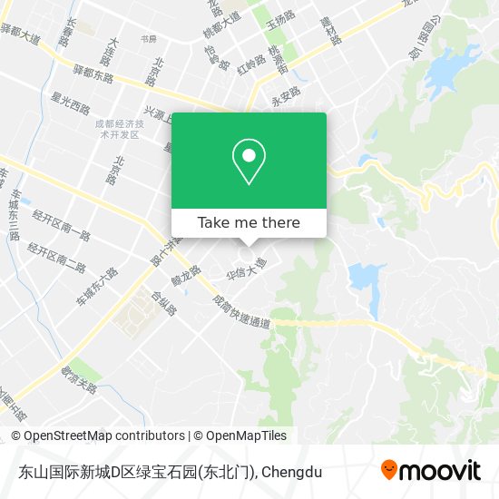 东山国际新城D区绿宝石园(东北门) map