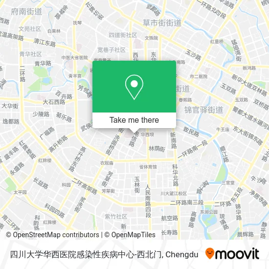 四川大学华西医院感染性疾病中心-西北门 map