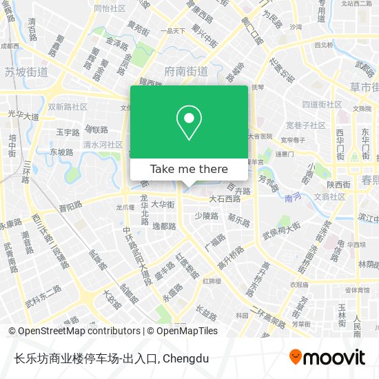 长乐坊商业楼停车场-出入口 map
