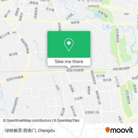 绿映枫景-西南门 map
