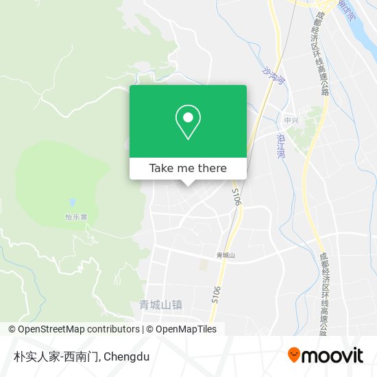 朴实人家-西南门 map